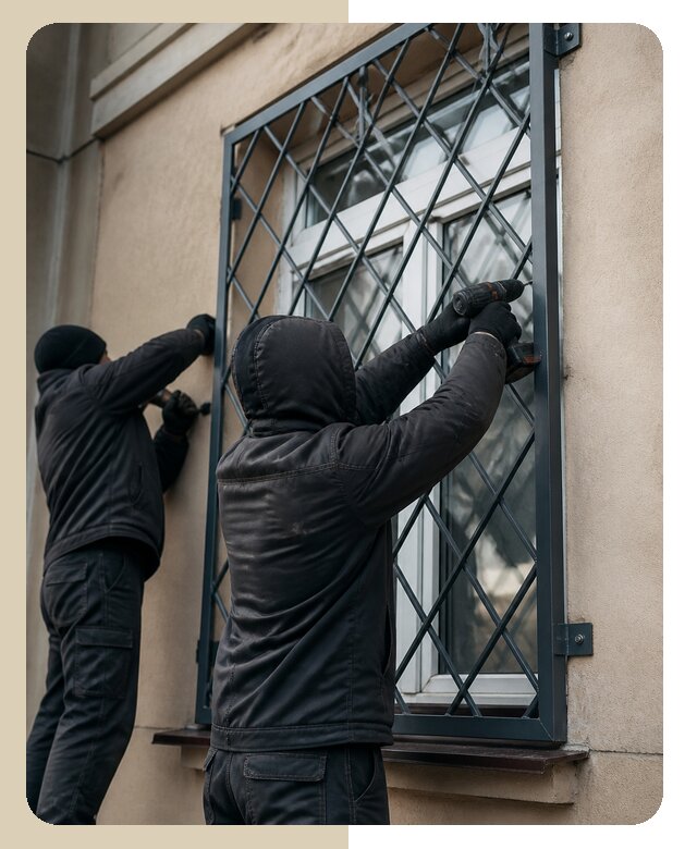 Установка антивандальных решеток на окна в Вязниках